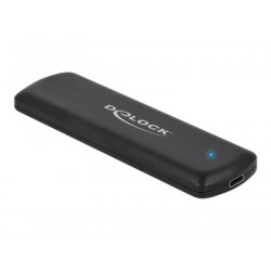 Delock External USB Type-C Combo Enclosure for M.2 NVMe PCIe or SATA SSD - Kryt úložiště - M.2 - M.2 NVMe Card PCIe (NVMe) - USB 3.2 (Gen 2) - černá