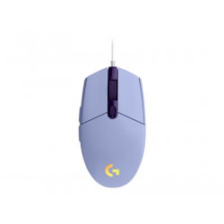 Logitech Gaming Mouse G203 LIGHTSYNC - Myš - optický - 6 tlačítka - kabelové - USB - šeřík