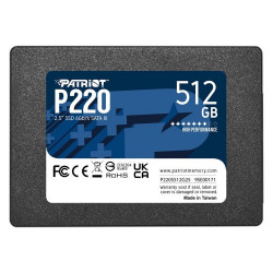 PATRIOT P220 - SSD 512GB Interní 2.5 " - SATA III/600 (P220S512G25)