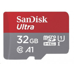 SanDisk MicroSDHC karta 32GB Ultra (120MB s, A1 Class 10 UHS-I ) + adaptér