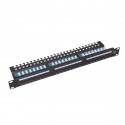 XtendLan Patch panel 19", 24 portů, C5E, vyvazovací úchytky, 2xAu