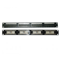 XtendLan Patch panel 19", 24 portů CAT6, 30u Au, LSA 110