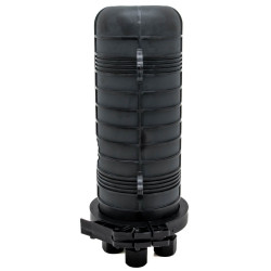 XtendLan Vodotěsná optická spojka, zemní zeď stožár, 48 vláken 4x6, 4 prostupy, matice, 415x206mm