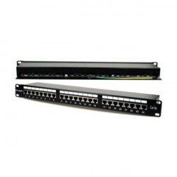 XtendLan Patch panel 19", 24 portů, stíněný, Cat.5e