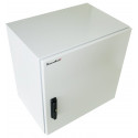 XtendLan Venkovní rozvaděč pro 19", 12U, hloubka 400mm, IP55, 3-bodový zámek, šedý