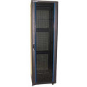 XtendLan 47U 600x800 stojanový, černý, skleněné dveře, perforovaná záda