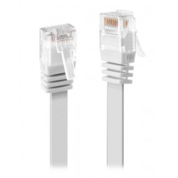 XtendLan Patch kabel Cat 6 UTP 5m - bílý plochý