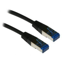 XtendLan Patch kabel Cat 6A SFTP LSFRZH 0,5m - černý