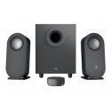 Logitech Z407 - Android Edition - systém reproduktorů - pro PC - 2.1-kanálový - bezdrátový - Bluetooth - USB - 40 Watt (celkem) - tuhově šedý