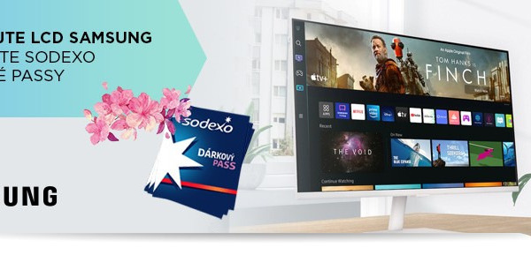 Sodexo až 2100 Kč za LCD monitory Samsung