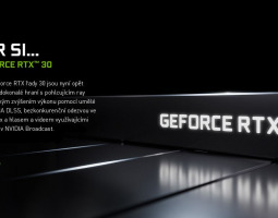 Grafické karty NVIDIA GeForce RTX řady 30 nyní za akční ceny