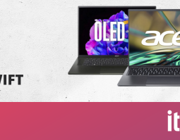 Oslavte sílu produktivity s notebooky Acer Swift. Výkon, kvalita a spolehlivost na dosah ruky!