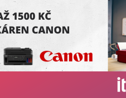 Až 1500 Kč zpět na nákup tiskáren značky Canon!