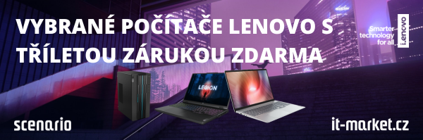 Vybrané počítače Lenovo nově s tříletou zárukou zdarma!