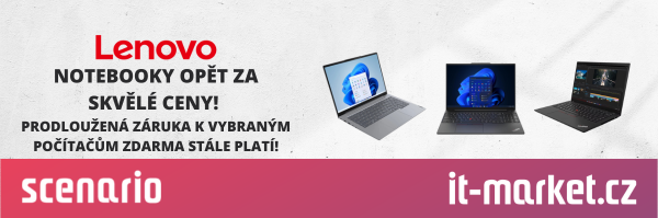 Notebooky Lenovo za ty nejlepší ceny! Tříletá záruka zdarma na vybrané počítače!