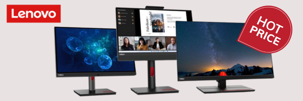 LCD monitory LENOVO prémiová kvalita za akční cenu od 22" do 32" v 4k rozlišení