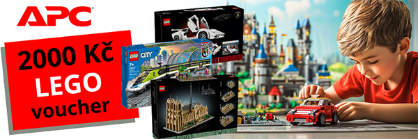 APC a k tomu 2.000 voucher na LEGO
