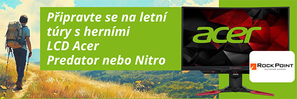 Poukázka 500 Kč k Acer monitorům z řady Predator a Nitro