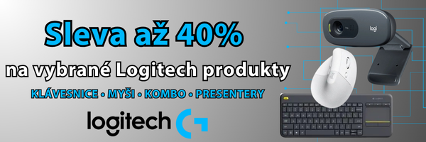 Logitech slevy až 40 % na vybrané produkty