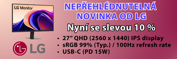 LG monitor novinka 27U631A-B.AEUQ 27" se zaváděcí slevou 10%