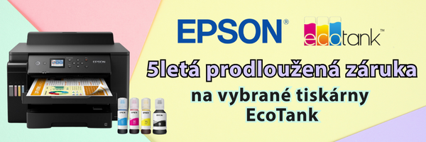 EPSON až 5 let záruka na tiskárny