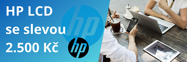 HP LCD se slevou 100 € (2500 Kč)