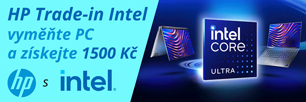 HP Trade-In: vyměňte starý počítač za nový s podporou Windows 11 a procesory Intel® Core™ Ultra a získejte až 60 € (1 500 Kč) nazpět