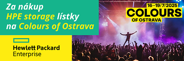 HPE storage a lístky na Colours of Ostrava