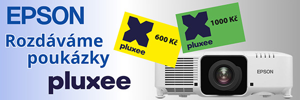 EPSON projektory a poukázky PLUXEE