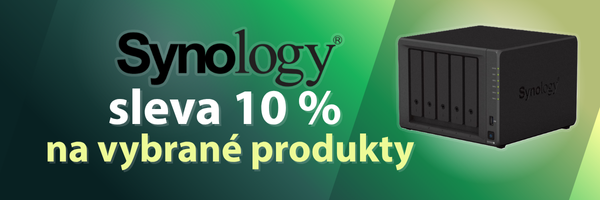 SLEVA 10 % na vybrané produkty Synology