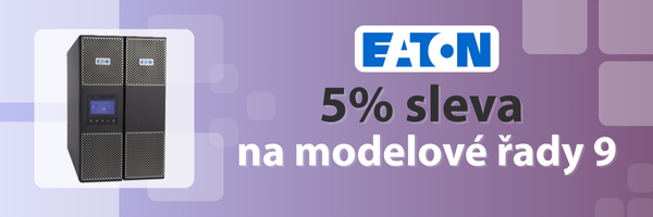 Eaton 5% sleva na modelové řady 9