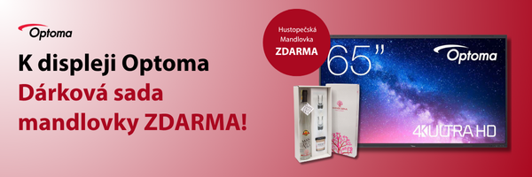 Získejte Hustopečskou Mandlovku k interaktivním displejům Optoma