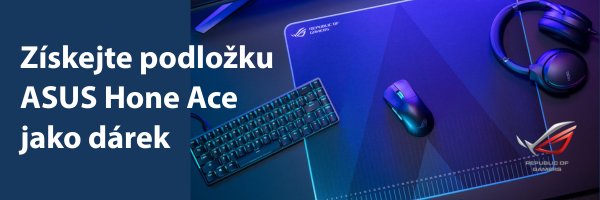 Získejte podložku ROG Hone Ace k vybraným ASUS routerům